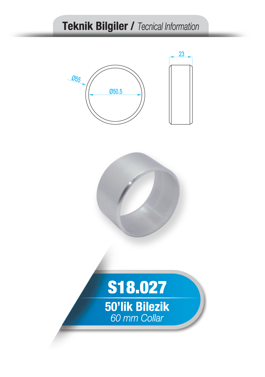 S18.027 50`lik Bilezik